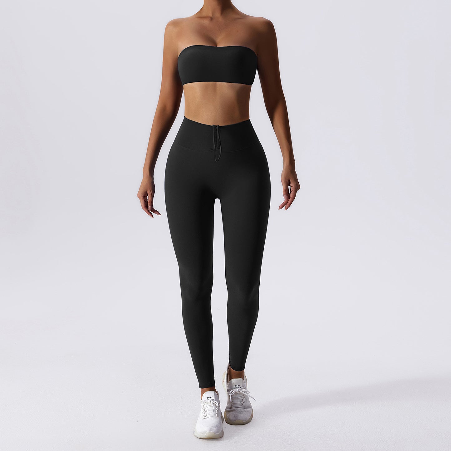 Women Basic Sports Nude Feel Skinny Yoga Clothes Suit