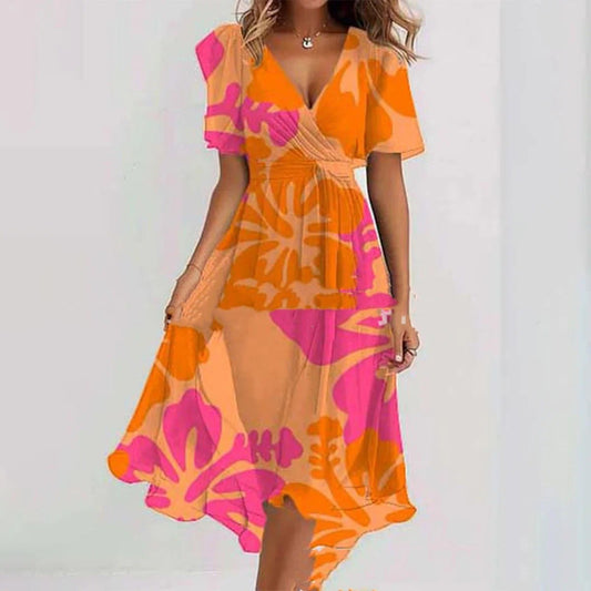 Printed Spring/Summer Flowy Dress