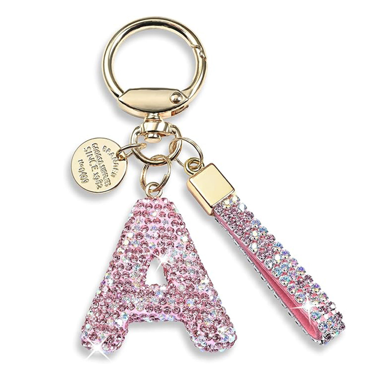 Diamond Letters Keychain