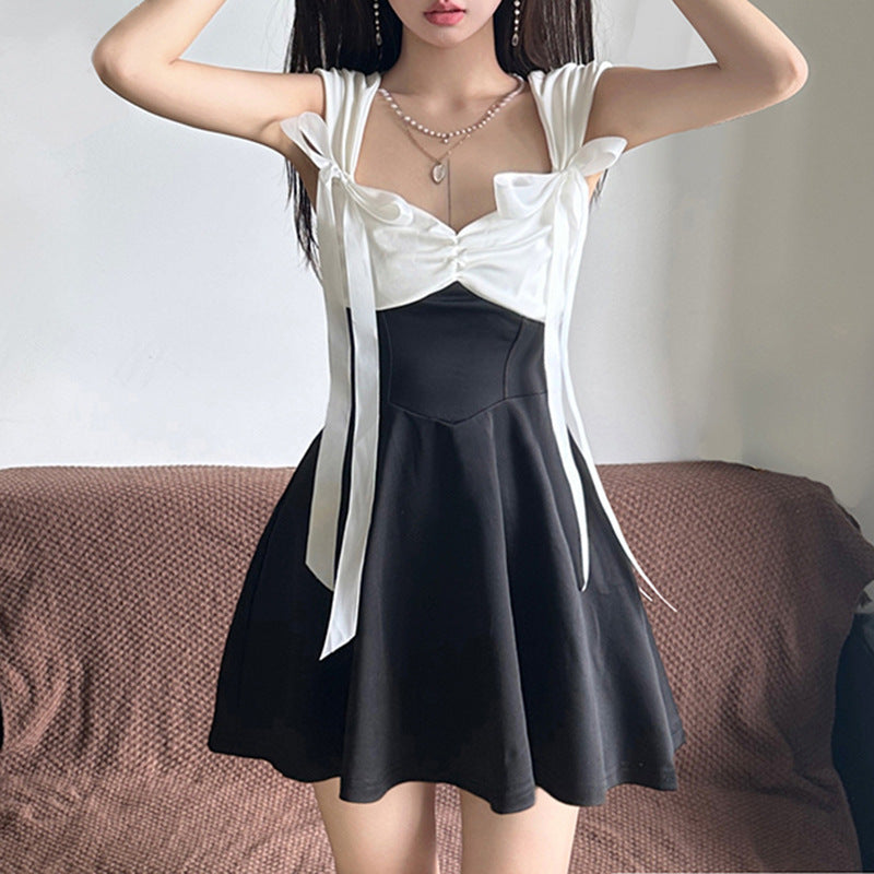 Women’s Bow Tie Waist-controlled Dress