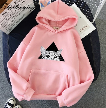 Women Cat Hoodie