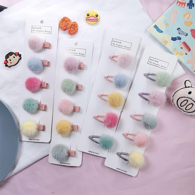 Mini Princess Candy Color Ball Hairpin Accessories