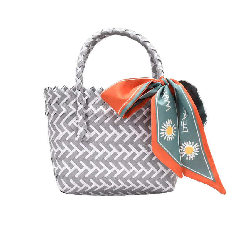 Woven Basket Handbag