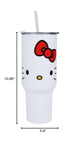 Hello Kitty 40 Oz. Stainless Steel Tumbler With Leak-Proof Lid