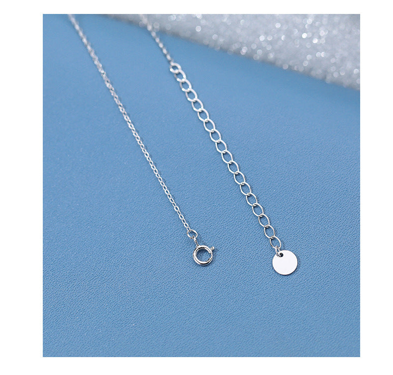 Women S925 Loving Heart In Sterling Silver Bow Necklace