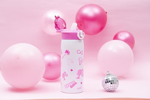 Sanrio Water Bottle, 19 oz Vacuum Insulated Stainless Steel with Locking Spout Cover, Built-In Carrying Loop, Leak-Proof Design