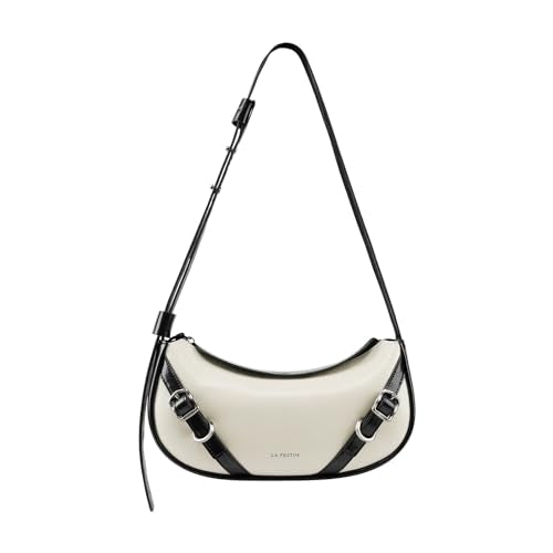 Small Shoulder Purse Leather Crossbody Bag - Adjustable Straps