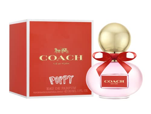 Coach Poppy Eau de Parfum - Long Lasting Fragrance with notes of Mandarin, Gardenia & Sandalwood - Floral & Fruity