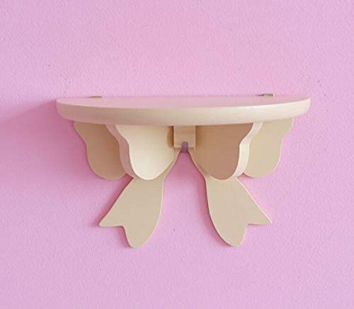 Kawaii Wood Floating Shelf Pink Room Decor