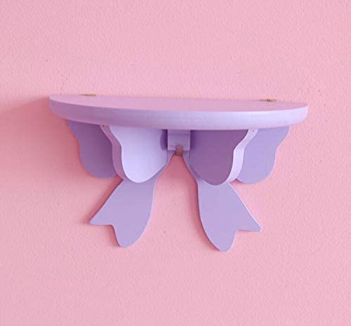 Kawaii Wood Floating Shelf Pink Room Decor