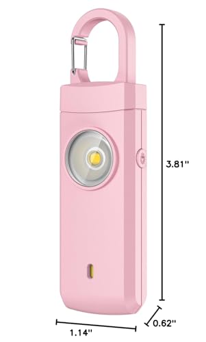 Rechargeable Personal Alarm for Women, USB Charging