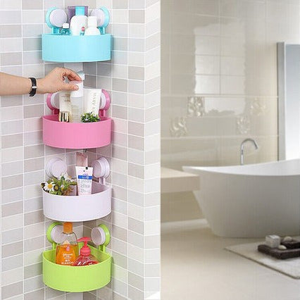 Funky Colors Bathroom Corner Shelf