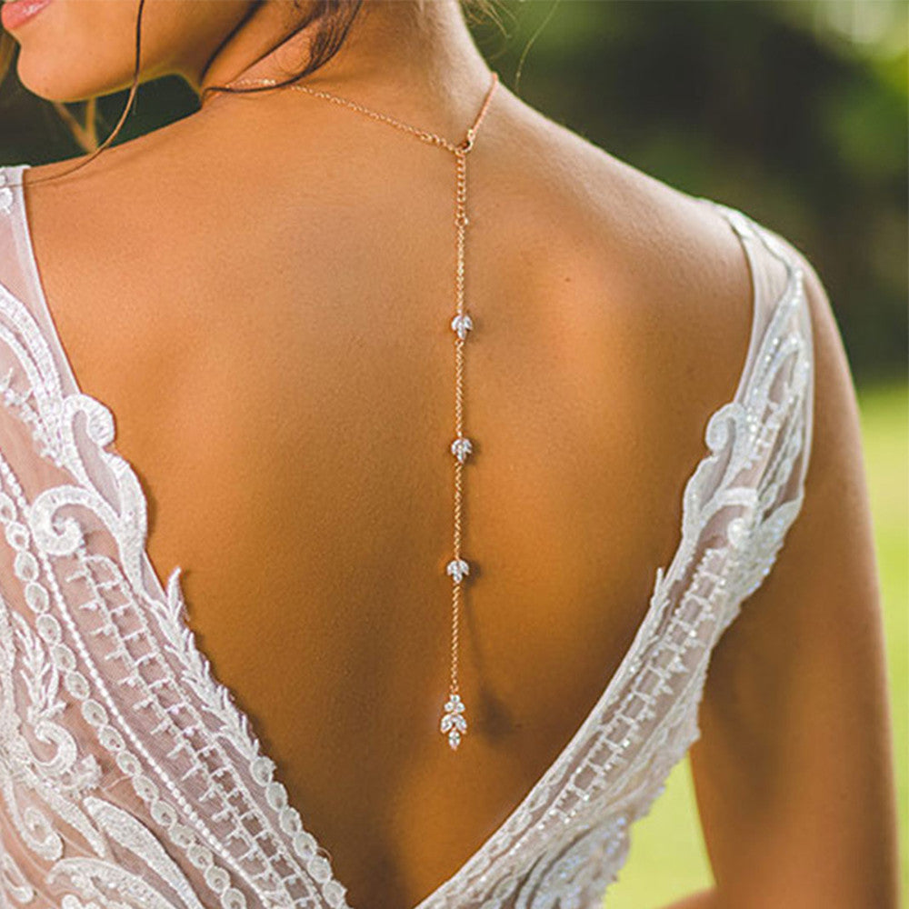 Women Back Chain Body Chain Jewelry