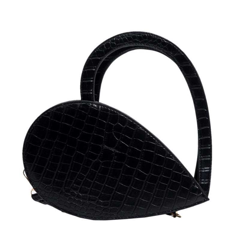 Love Hollow Shape Handbags One-shoulder