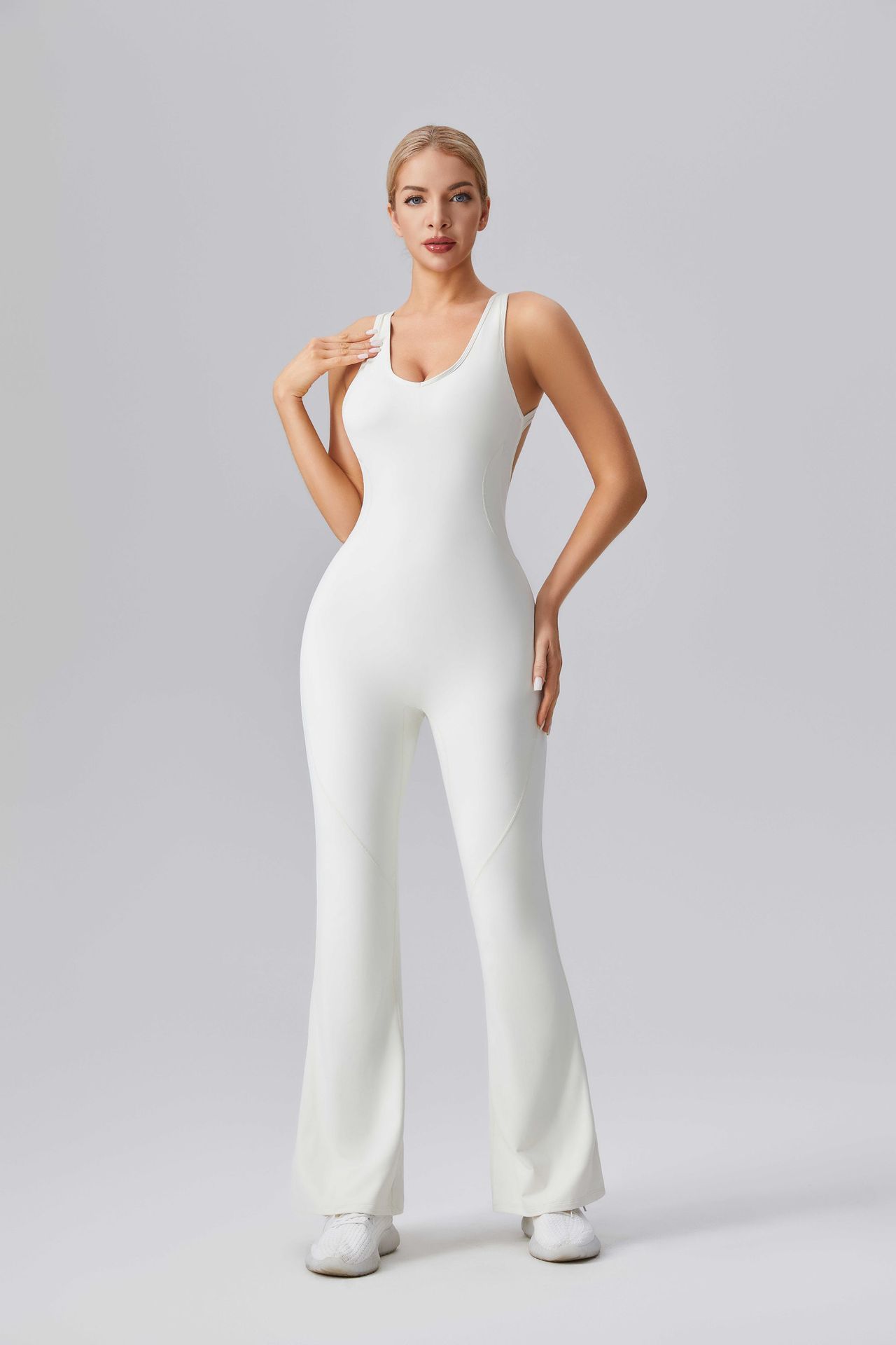 Women Backless Sleeveless Jumpsuit