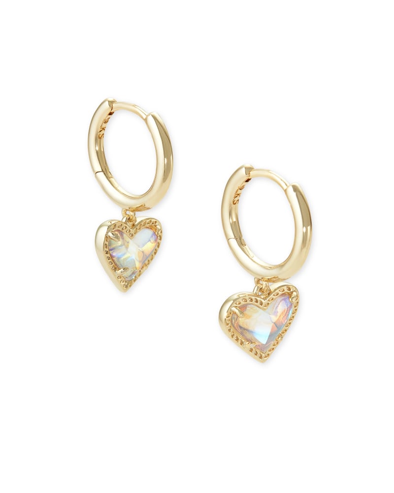 Kendra Scott Ari Heart Huggie Earrings for Women, Fashion Jewelry