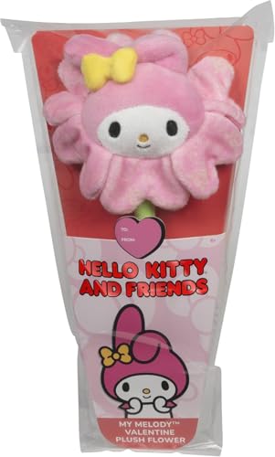 Hello Kitty and Friends 14-inch Hello Kitty Plush Flower with Bendable Stem