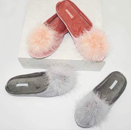 Women's Cozy Velvet Memory Foam House Slipper, Non-slip Sole