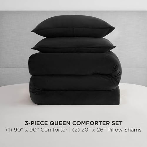 Juicy Couture Solid Velour 3-Piece King Comforter Set – Luxurious Bedding Ensemble