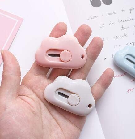 Cute Mini 3PCS Cloud Portable Box Cutter Paper Cutter