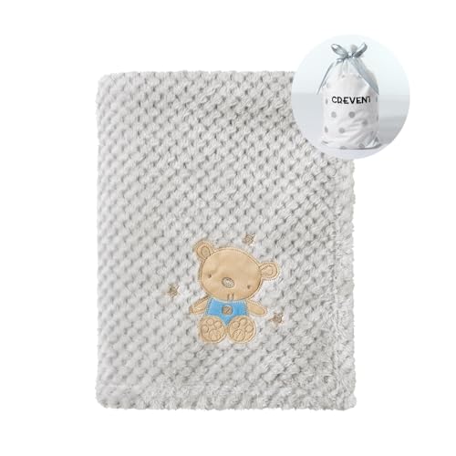 Cute Cozy Fluffy Warm Baby Blanket for Infants Toddlers' Bedding Crib Cot Stroller