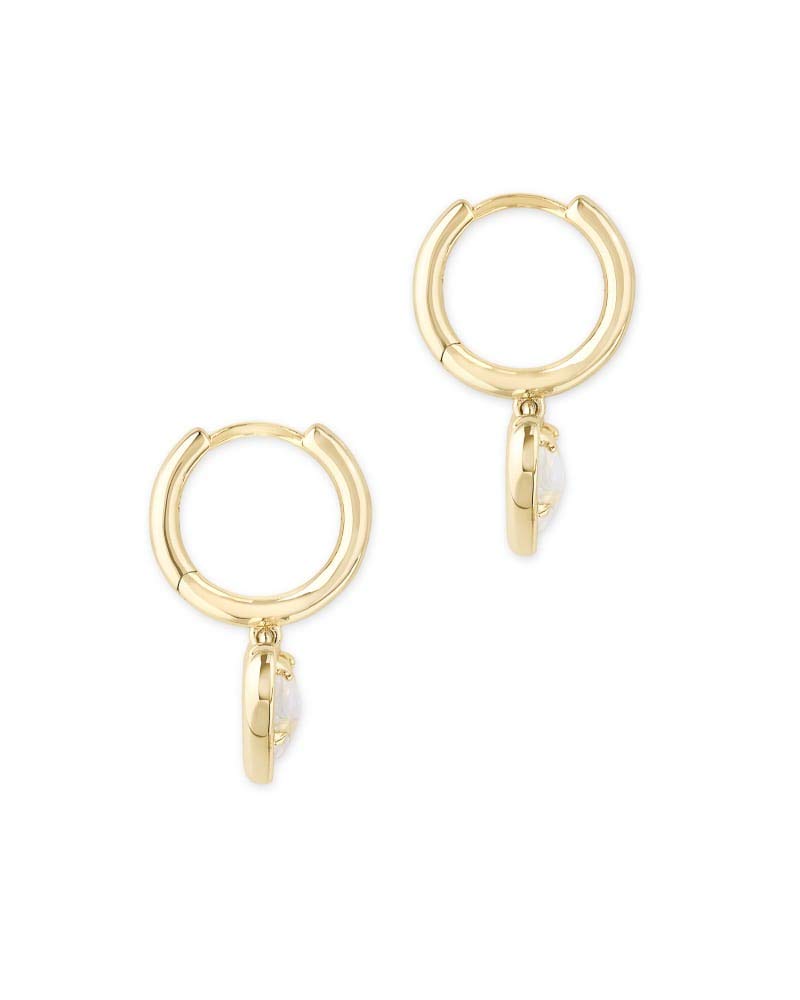 Kendra Scott Ari Heart Huggie Earrings for Women, Fashion Jewelry