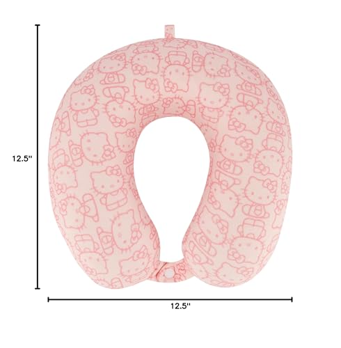 Hello Kitty Neck Pillow Support, Portable Travel Car Pillow for Sleep