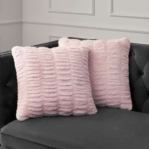 Juicy Couture - Decorative Accent Pillow, Velvet Rhinestone Crown, Premium Reversible Throw Pillow