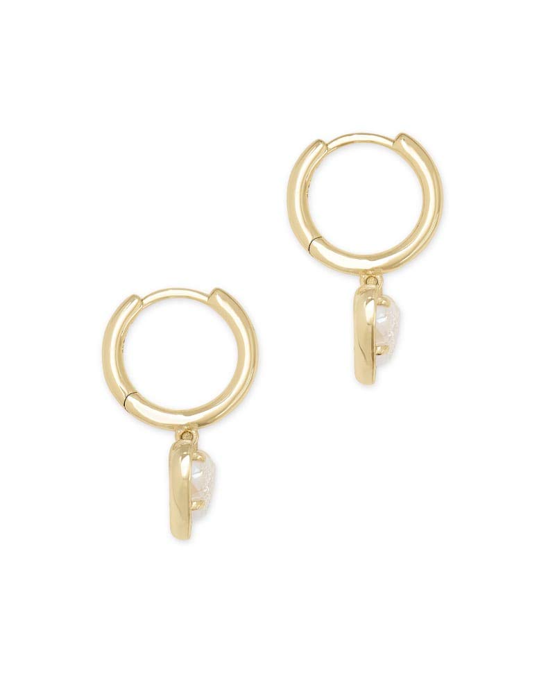 Kendra Scott Ari Heart Huggie Earrings for Women, Fashion Jewelry