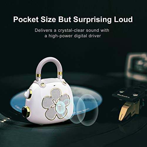 Retro Candy Cute Bluetooth Speaker, Mini Portable with Mighty Sound