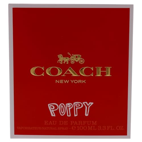 Coach Poppy Eau de Parfum - Long Lasting Fragrance with notes of Mandarin, Gardenia & Sandalwood - Floral & Fruity