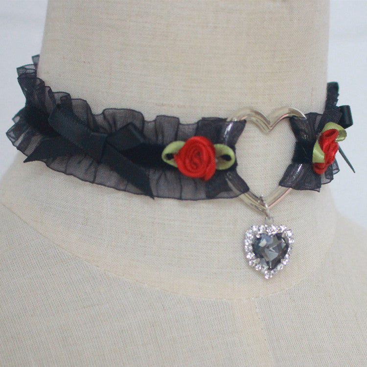 Heart & Bow collar