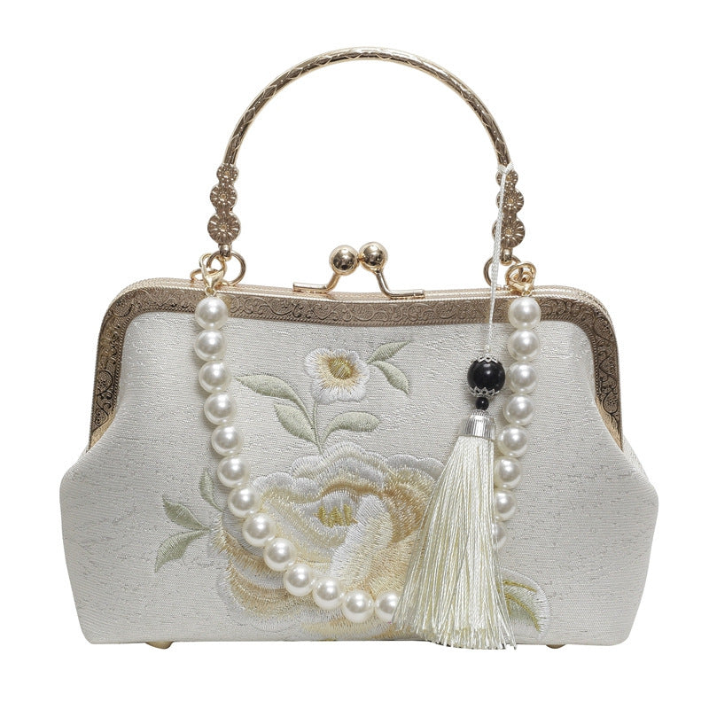 Premium Style Embroidery Style Crossbody Bag