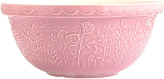 Mason Cash In The Meadow S12 (4.25 Qt) Mixing Bowl | Rose (Pink)