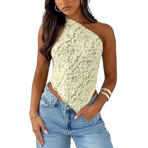 Women's Fashion Slim Fit One Shoulder Tops