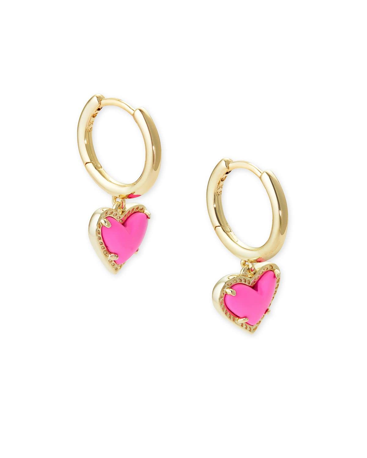 Kendra Scott Ari Heart Huggie Earrings for Women, Fashion Jewelry