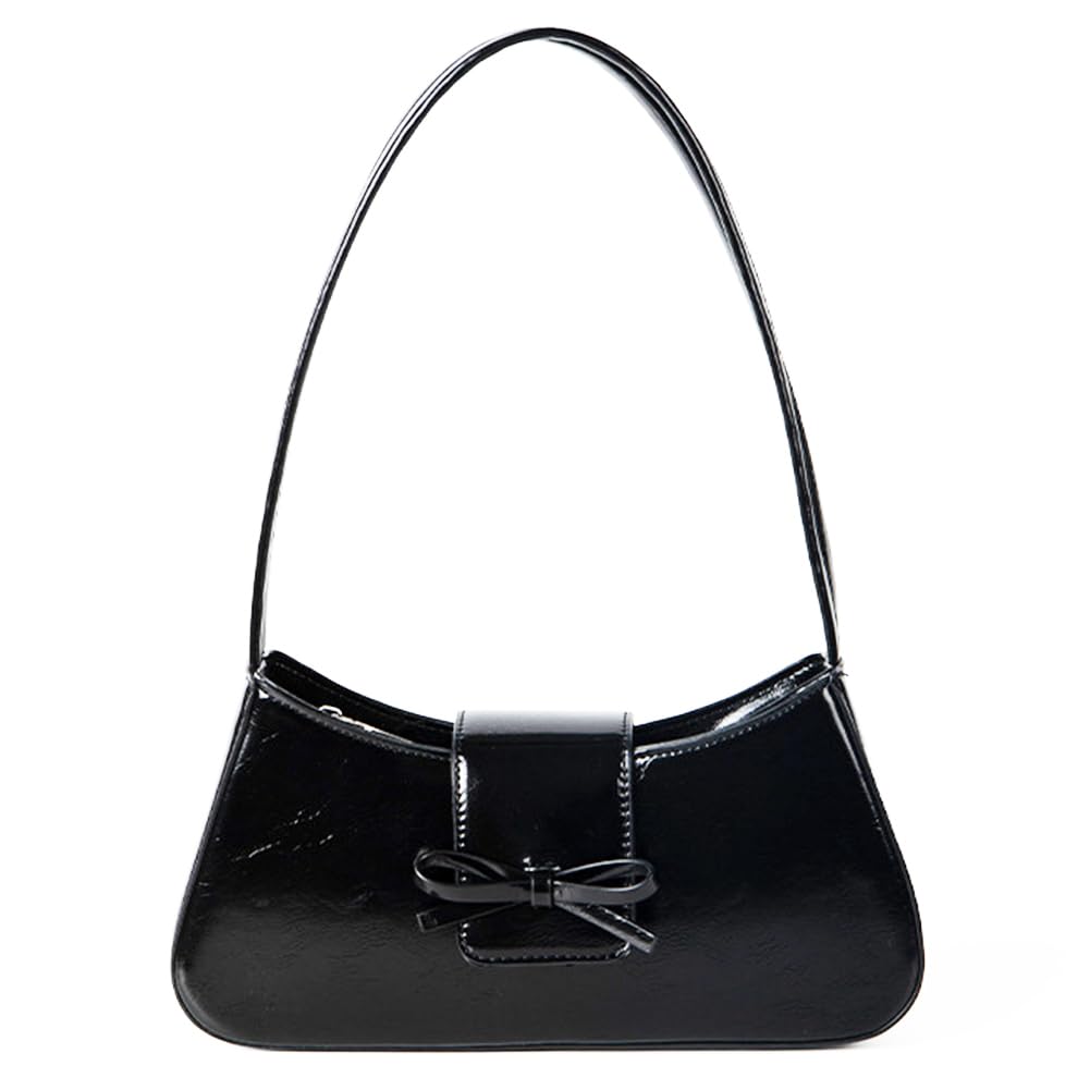 Trendy Coquette Leather Hobo Shoulder Bag for Women