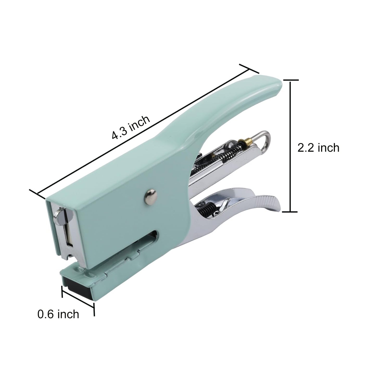 Mini Desktop Stapler - Small Hand-held Stapler Set, 15 Sheet Capacity, includes 750Pcs Staples and A Staple Remover