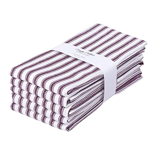 Classic Dish Towels Dishcloths Set Kitchen Rags| Drying Hand Towels Reusable Cotton 18x28 Inch Towel Spring Decorative Set of 6