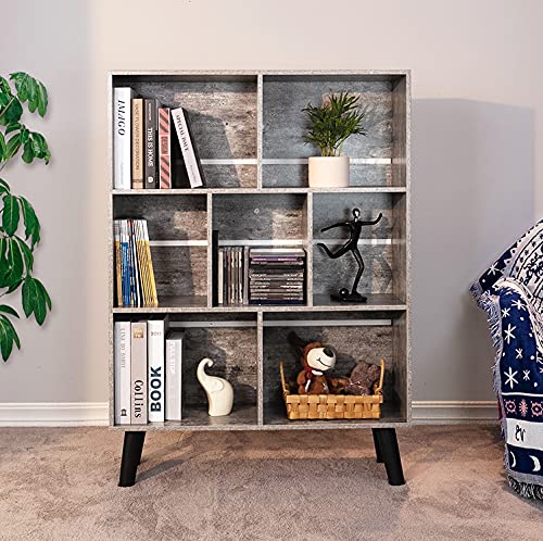 Modern Bookshelf - Large Freestanding Open