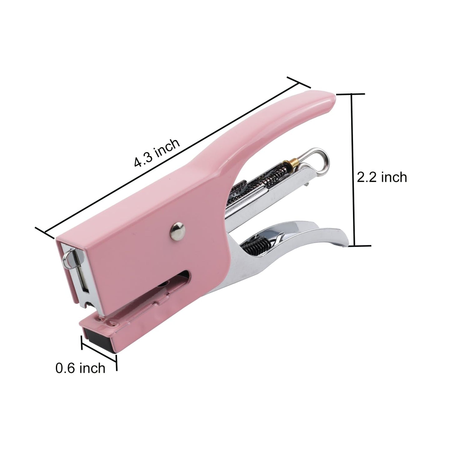 Mini Desktop Stapler - Small Hand-held Stapler Set, 15 Sheet Capacity, includes 750Pcs Staples and A Staple Remover