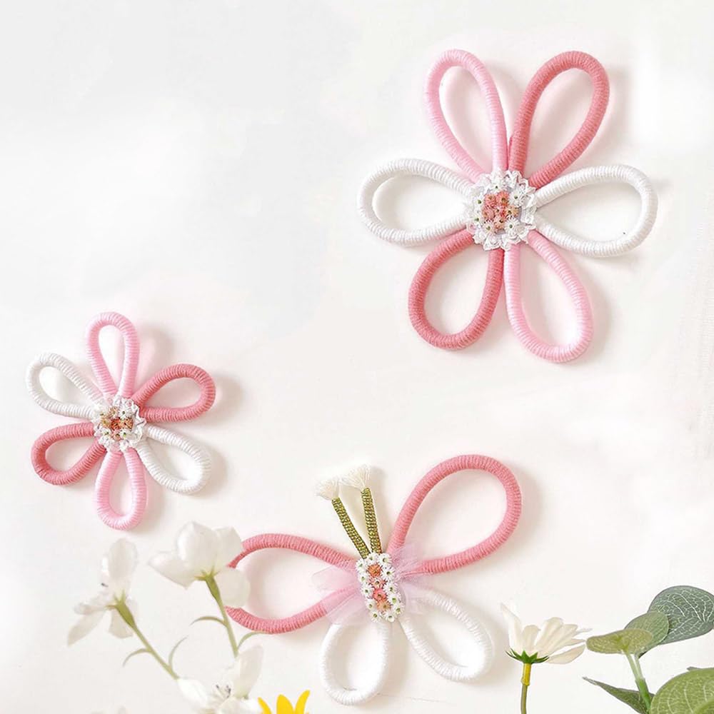 Daisy Flower Butterfly Wall Hanging Pendant 3 PCS