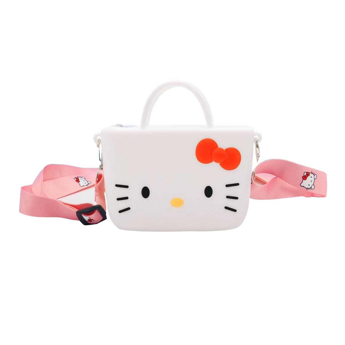 Kawaii Anime Crossbody Bag with Adjustable Shoulder Strap, Handbag with Zipper, Coin Wallet Purse