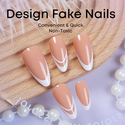 Press on Nails Ballerina Rhinestones Fake Nails Extra Long Stiletto Acrylic Nails Glossy Artificial Glue on Nails for Women