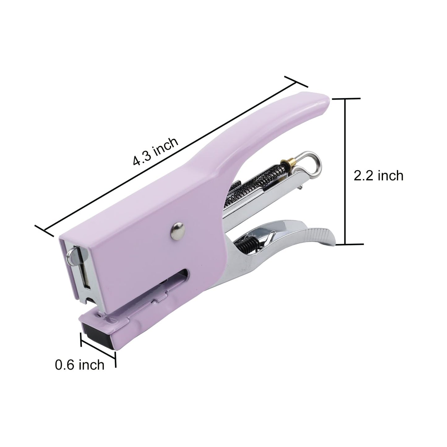 Mini Desktop Stapler - Small Hand-held Stapler Set, 15 Sheet Capacity, includes 750Pcs Staples and A Staple Remover