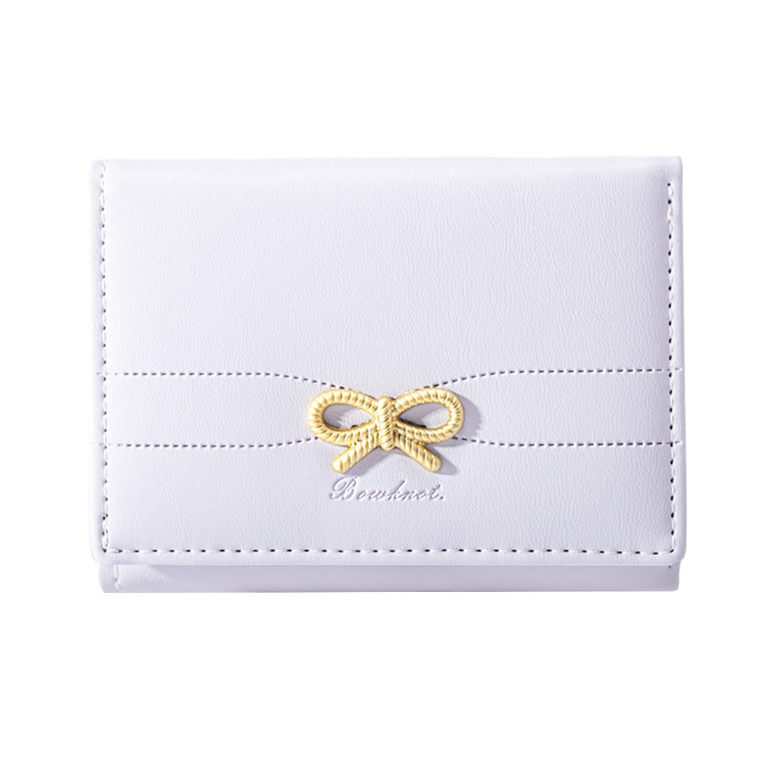 Sunwel Fashion Girls' Coquette Bow Small Wallet – Cute Aesthetic Card Holder with ID Window