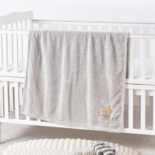 Cute Cozy Fluffy Warm Baby Blanket for Infants Toddlers' Bedding Crib Cot Stroller