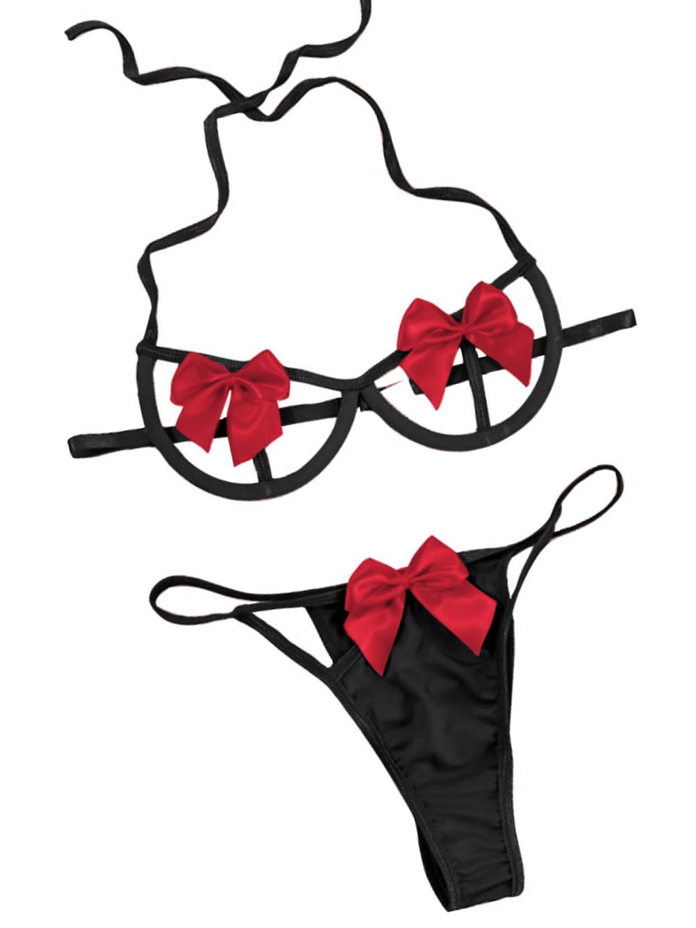 Present Bow Lingerie Set – Sexy Christmas, Valentine’s & Anniversary Outfit