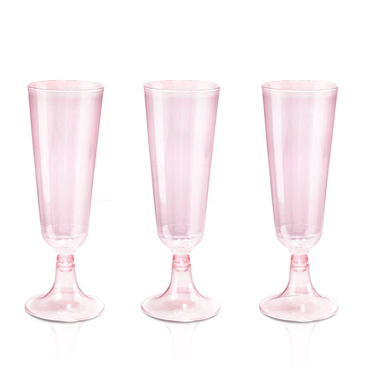 Plastic Champagne Flutes Disposable Glasses