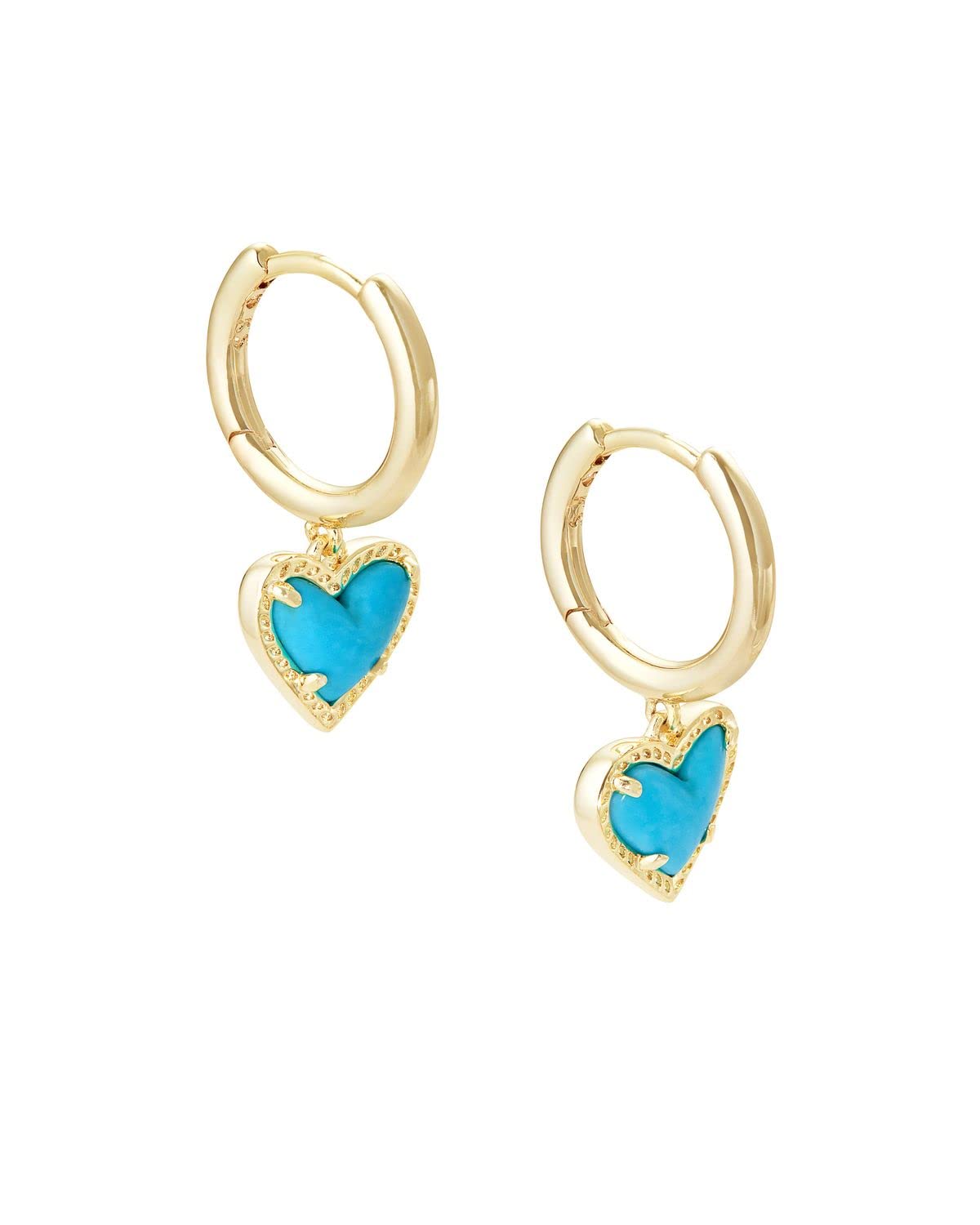 Kendra Scott Ari Heart Huggie Earrings for Women, Fashion Jewelry